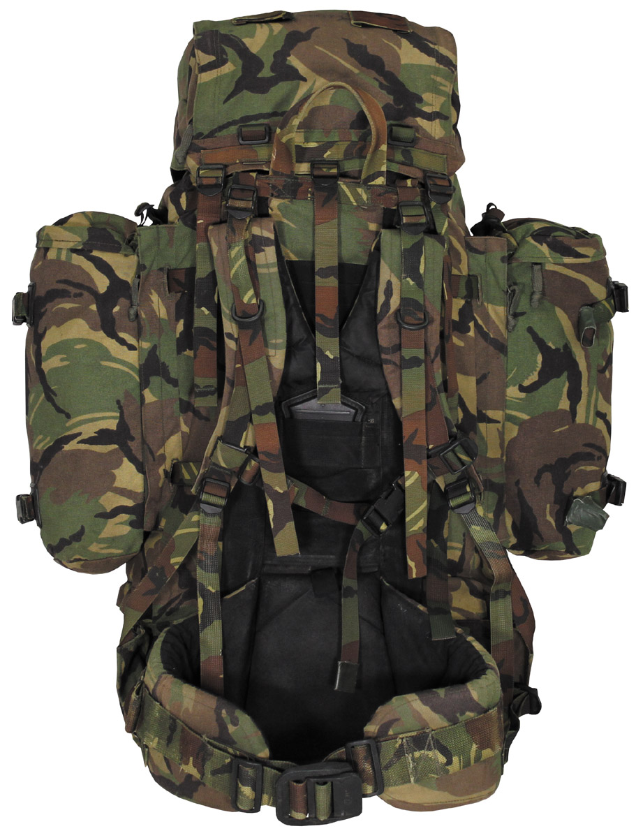 Artikelbild 2 des Artikels “Holl. Rucksack, Large, 120 l, tarn, mit Seitent., gebr. “