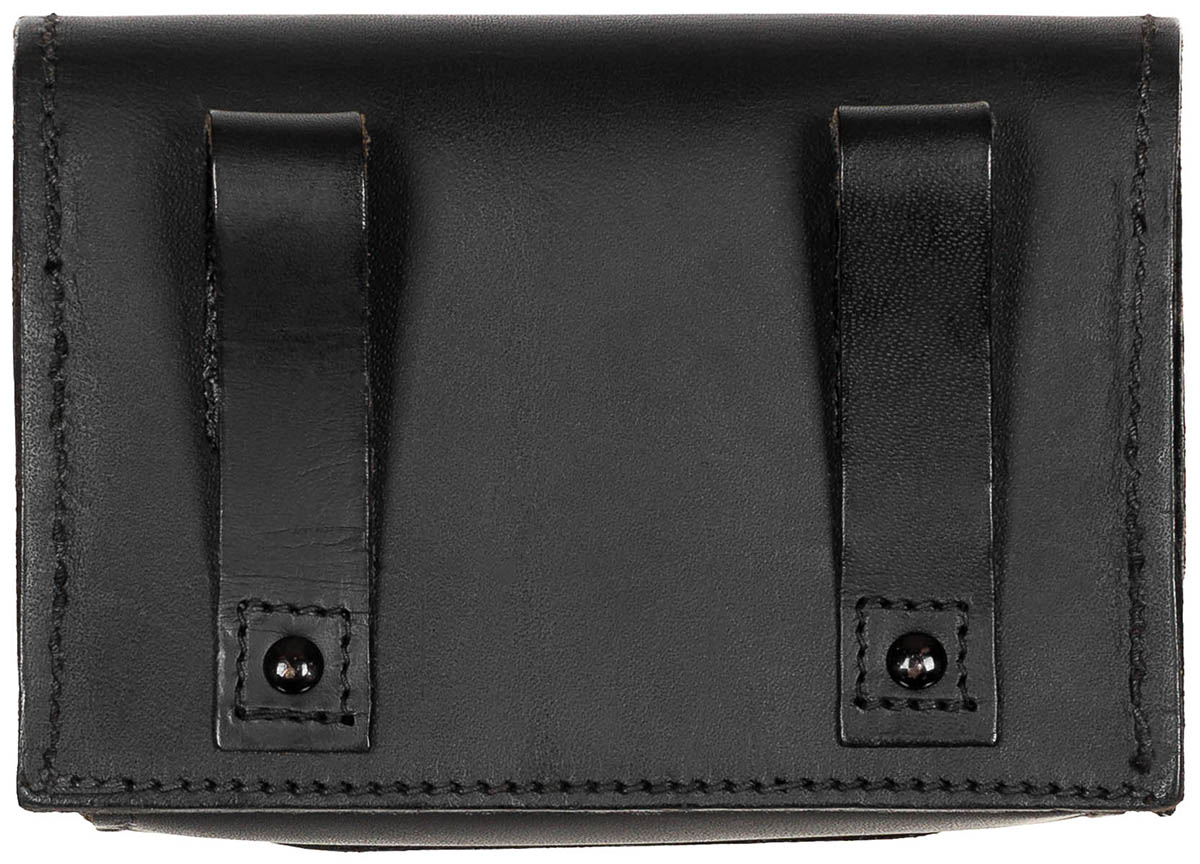 Artikelbild 2 des Artikels “Ital. Koppeltasche, Leder, schwarz, Typ I, gebr. “