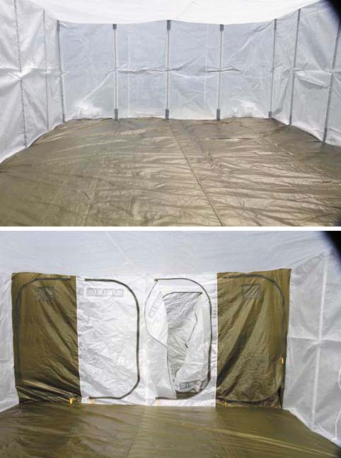 Artikelbild 2 des Artikels “Brit. Zelt, weiß,25 Mann UCPS, neuw.Versand nur p. Spedition! “