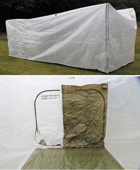 Artikelbild 2 des Artikels “Brit. Zelt, weiß, neuwertig, (Container-Innenzelt) “