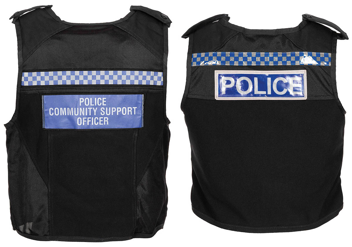 Product image 2 of the product “GB Body Armour, Type II, black, WITHOUT INLAY, used ”
