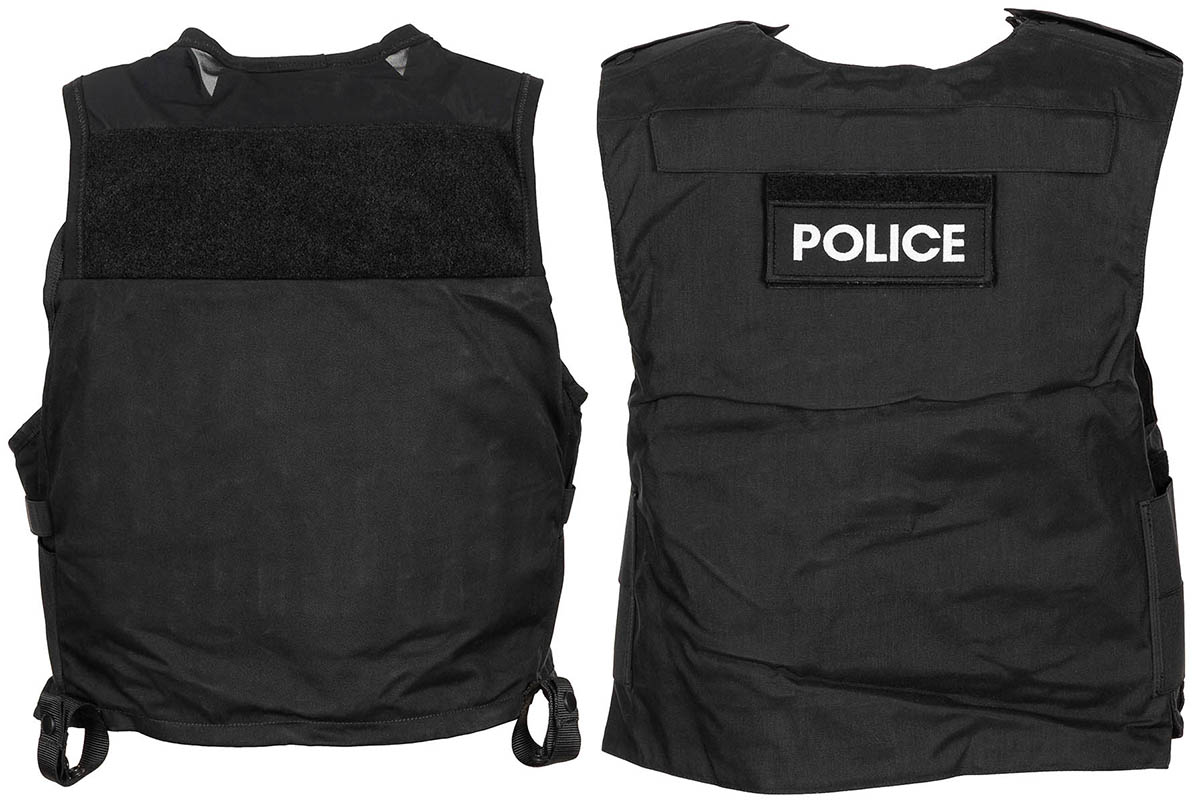 Product image 2 of the product “GB Body Armour, Type I, black, WITHOUT INLAY, used ”