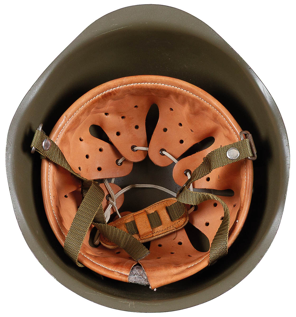 Artikelbild 2 des Artikels “CZ Stahlhelm, mit Innenteil, oliv, gebr., TOP ZUSTAND “