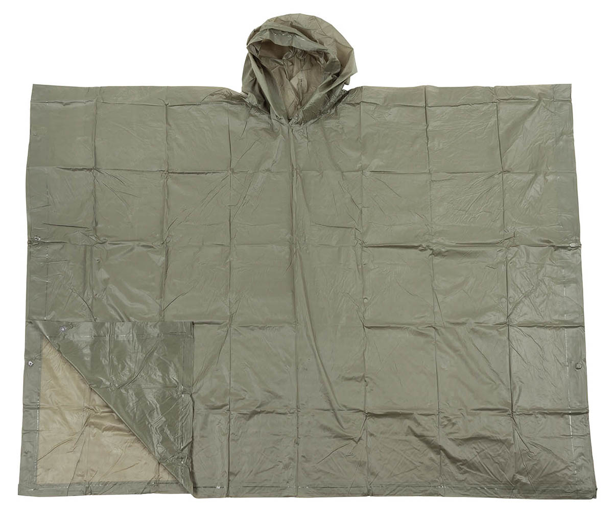 Artikelbild 2 des Artikels “Poncho, Vinyl, oliv, ca. 200 x 127 cm, 0,12 mm “