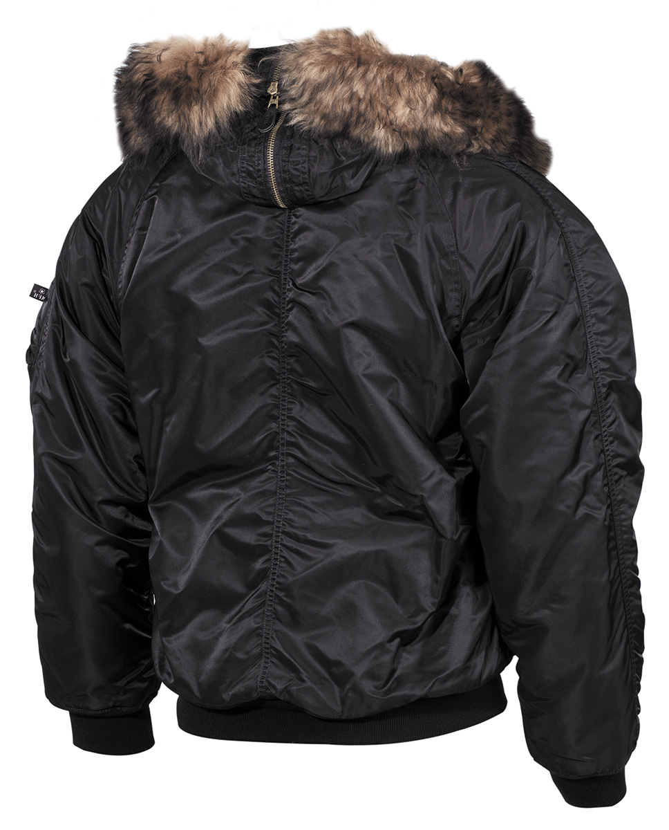Product image 2 of the product “US Polar Jacket, N2B, black, thick lining ”
