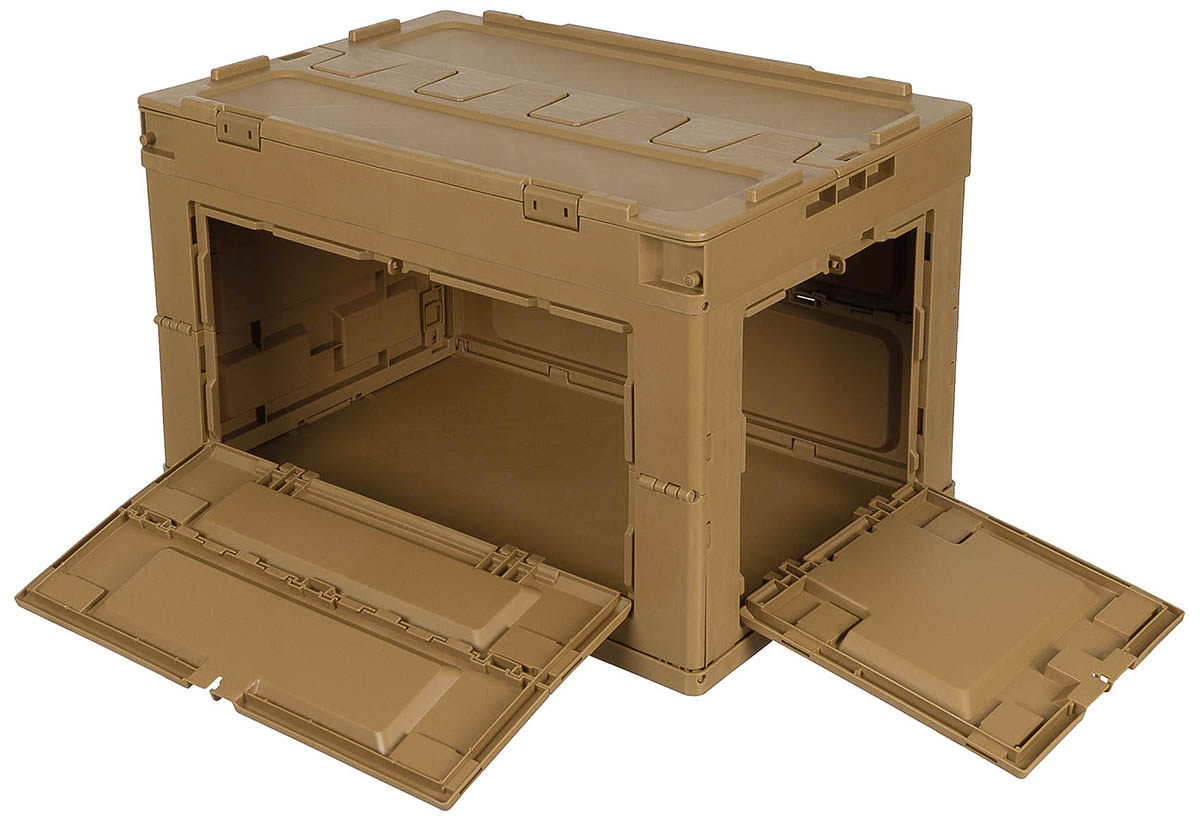 Product image 3 of the product “Box, Plastic, foldable, 60 l, khaki ”