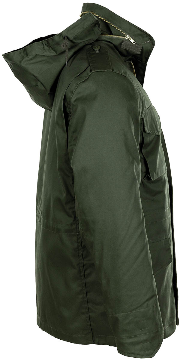 Product image 3 of the product “US Field Jacket M65, OD green, with detach. quilted lining ”