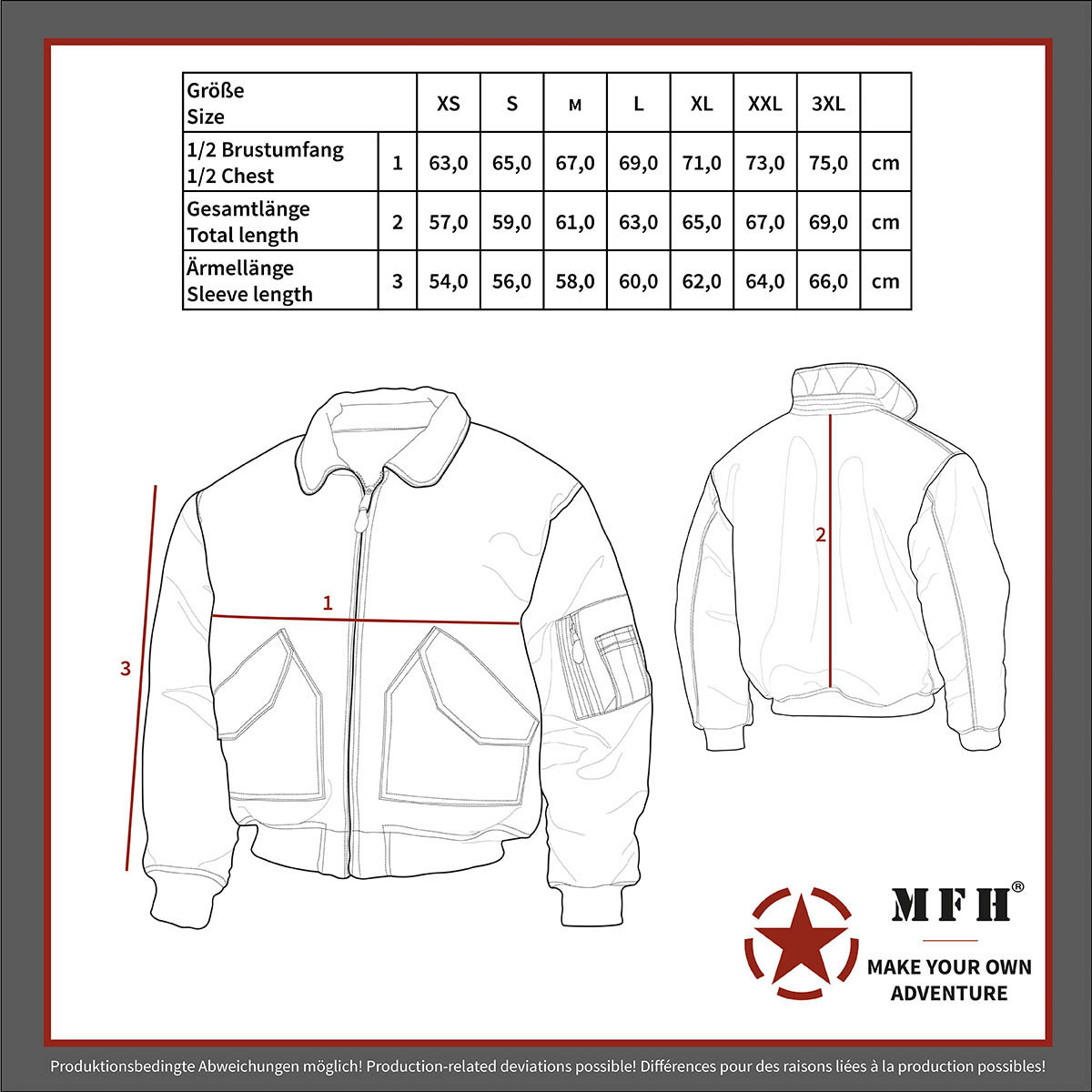 Artikelbild 3 des Artikels “US CWU Pilotenjacke, schwarz  “