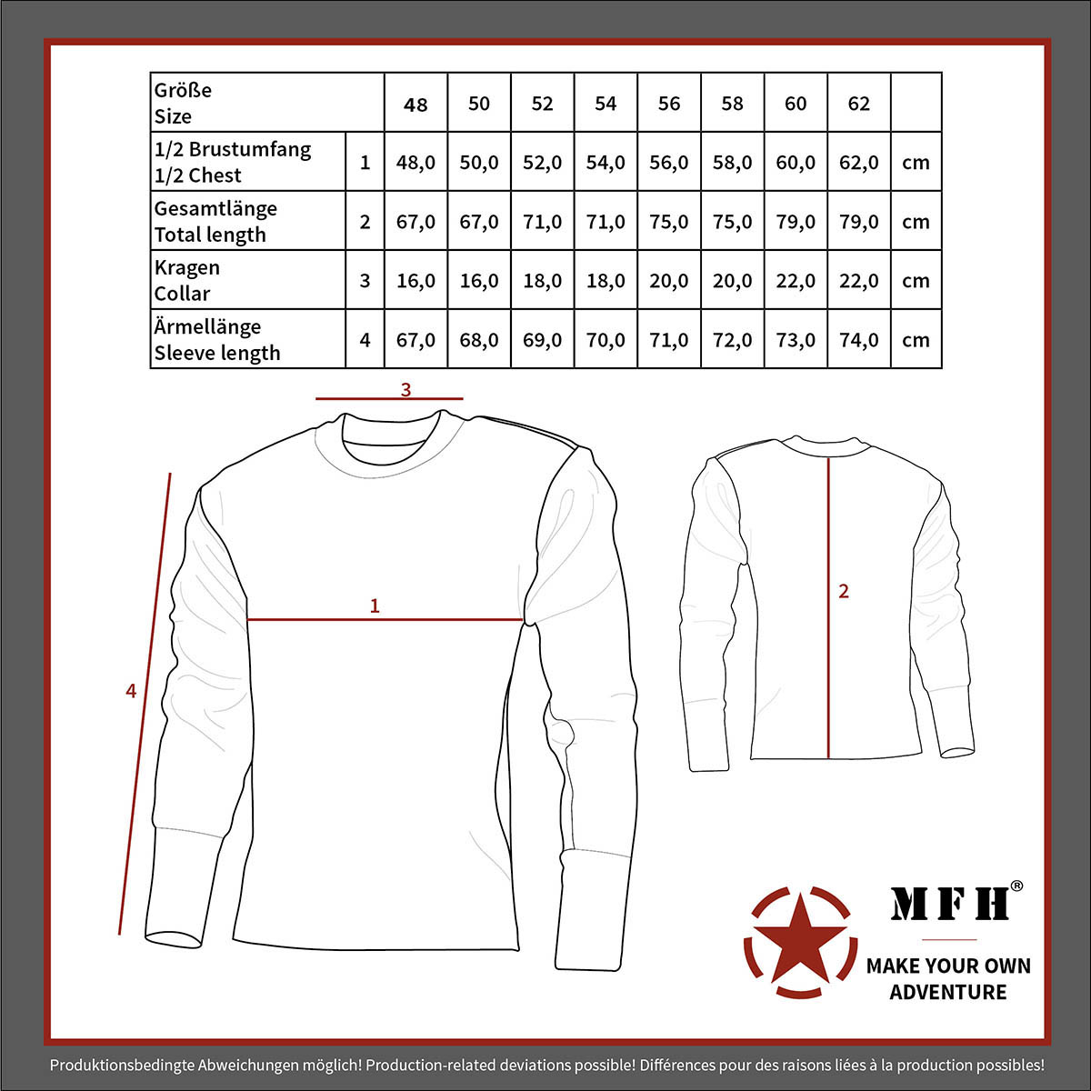 Artikelbild 3 des Artikels “BW Pullover, mit Brusttasche, blau “