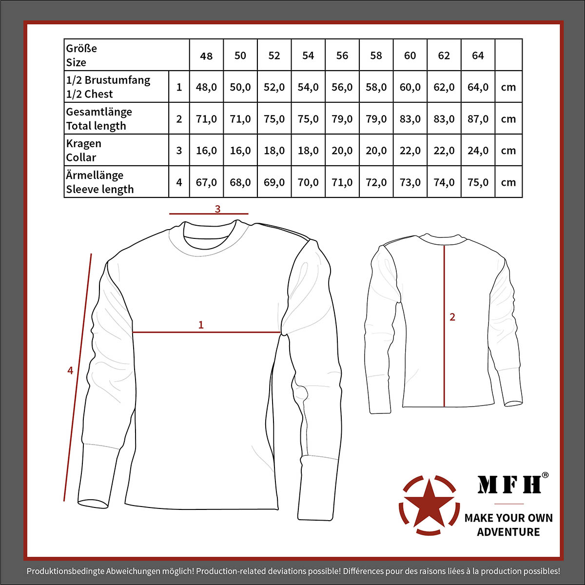 Artikelbild 3 des Artikels “BW Pullover, mit Brusttasche, oliv “