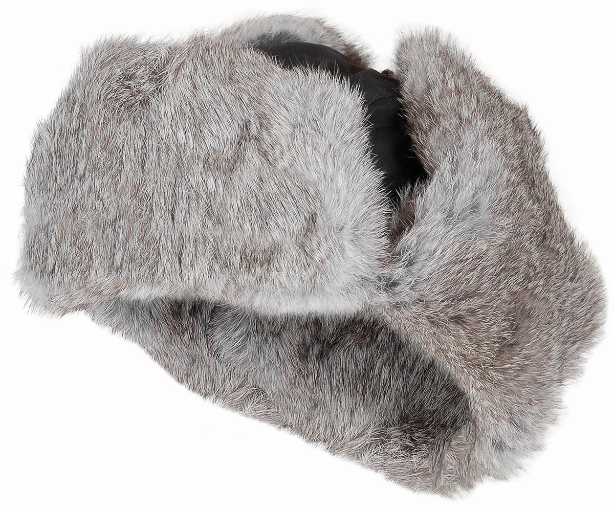 Artikelbild 3 des Artikels “Fellmütze, schwarz, mit grauem Echtfell, Steppfütterung “