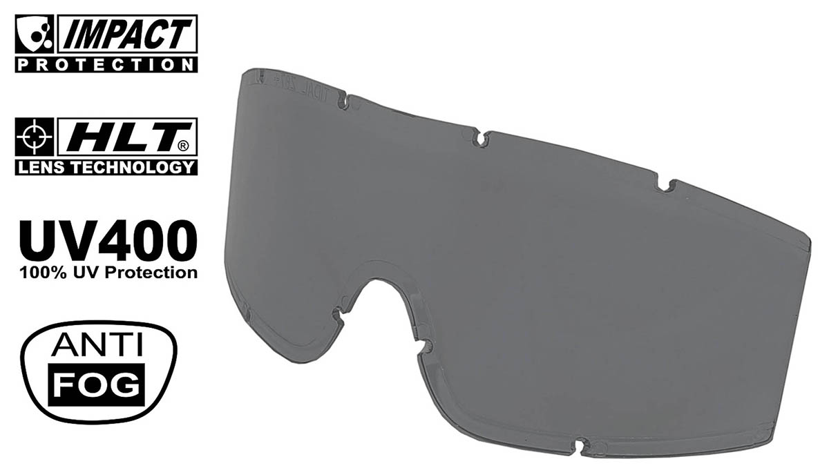 Artikelbild 3 des Artikels “Ersatzscheibe, smoke, für Tacticalbrille, KHS “