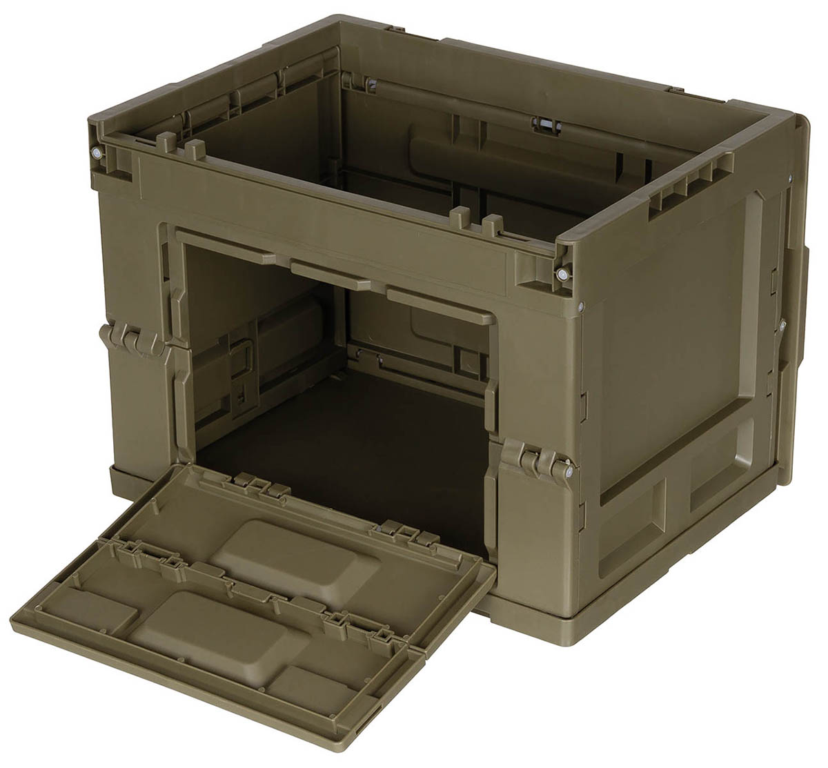 Image 3 de l'article Boîte plastique, pliable, 20 l, olive 