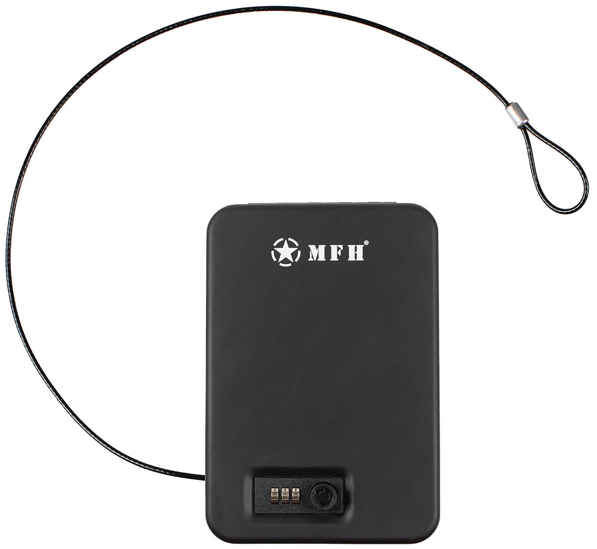 Artikelbild 3 des Artikels “Sicherheitskassette, schwarz, Metall, mit Zahlenschloss “