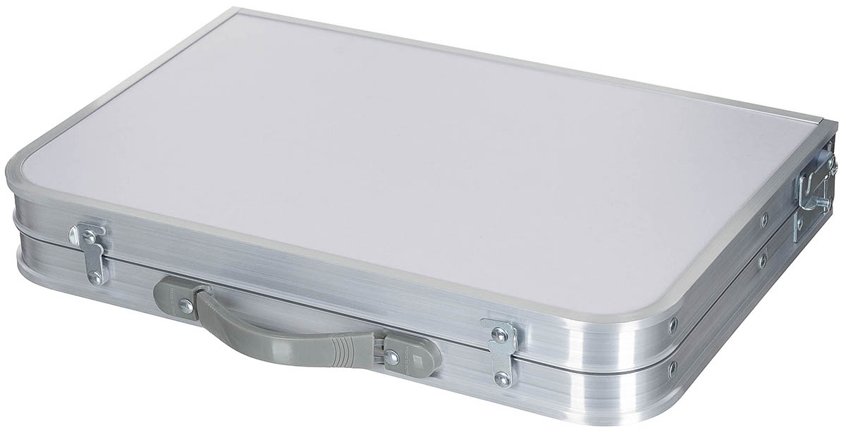 Image 3 de l'article Table de camping, pliable, aluminium, poignée de transport 