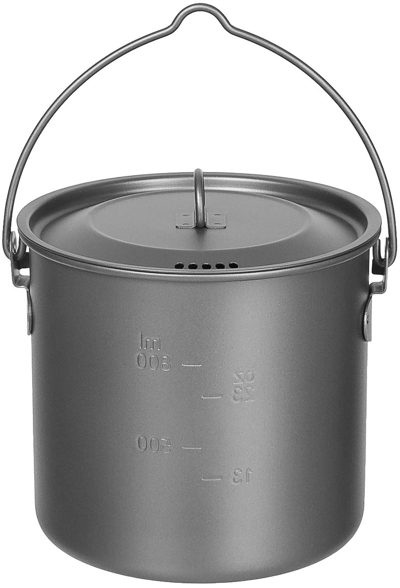 Artikelbild 3 des Artikels “Topf, Titan, klein, mit Deckel, Klappgriffe, ca. 1,1 l “