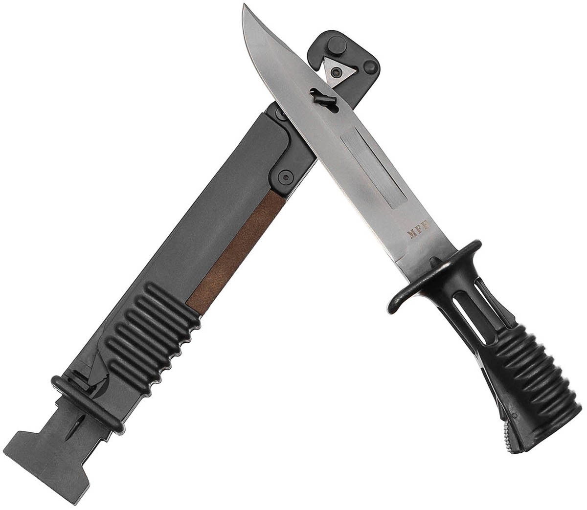 Artikelbild 3 des Artikels “Brit. Bajonett, SA80, schwarz, Scheide, Tasche DPM “