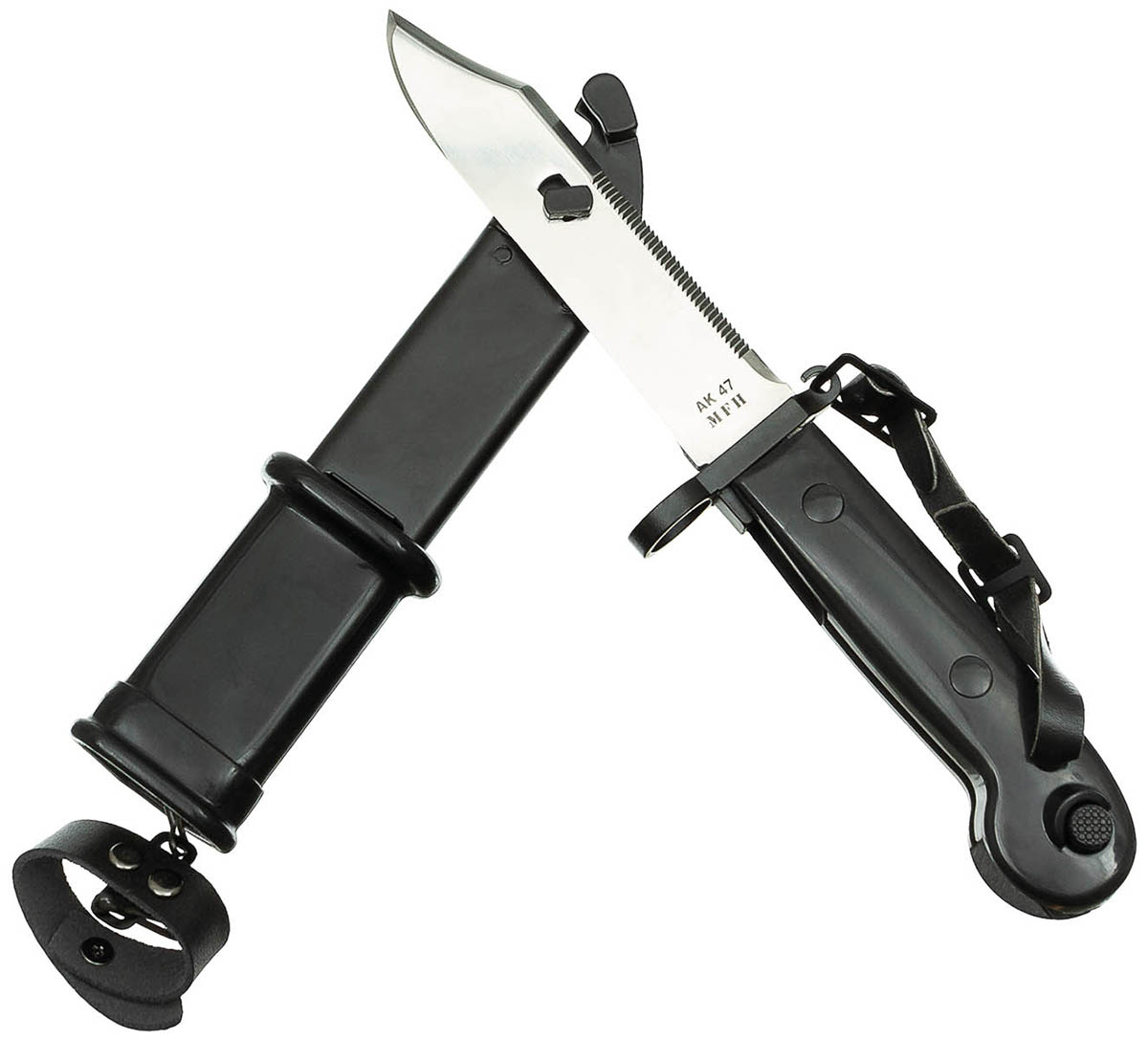 Artikelbild 3 des Artikels “Bajonett, AK 47, schwarz, Kunststoffgriff, Scheide “