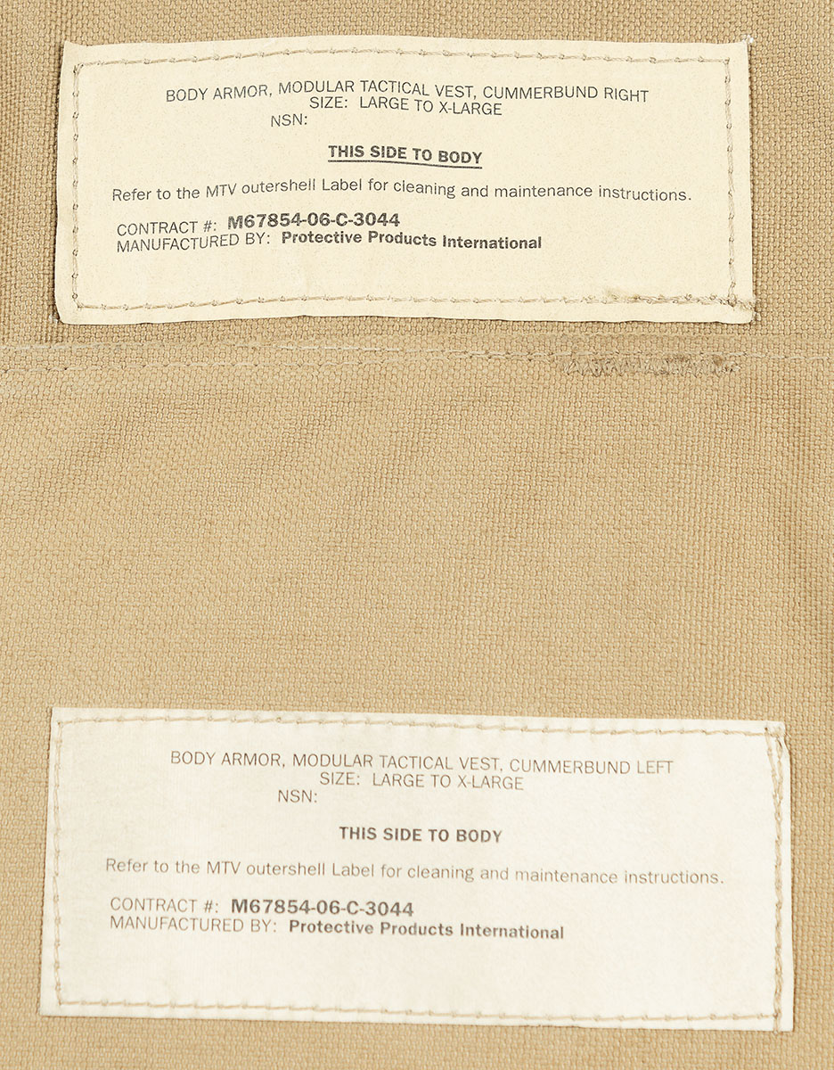 Artikelbild 3 des Artikels “US Kummerbund, USMC, coyote, gebr. “