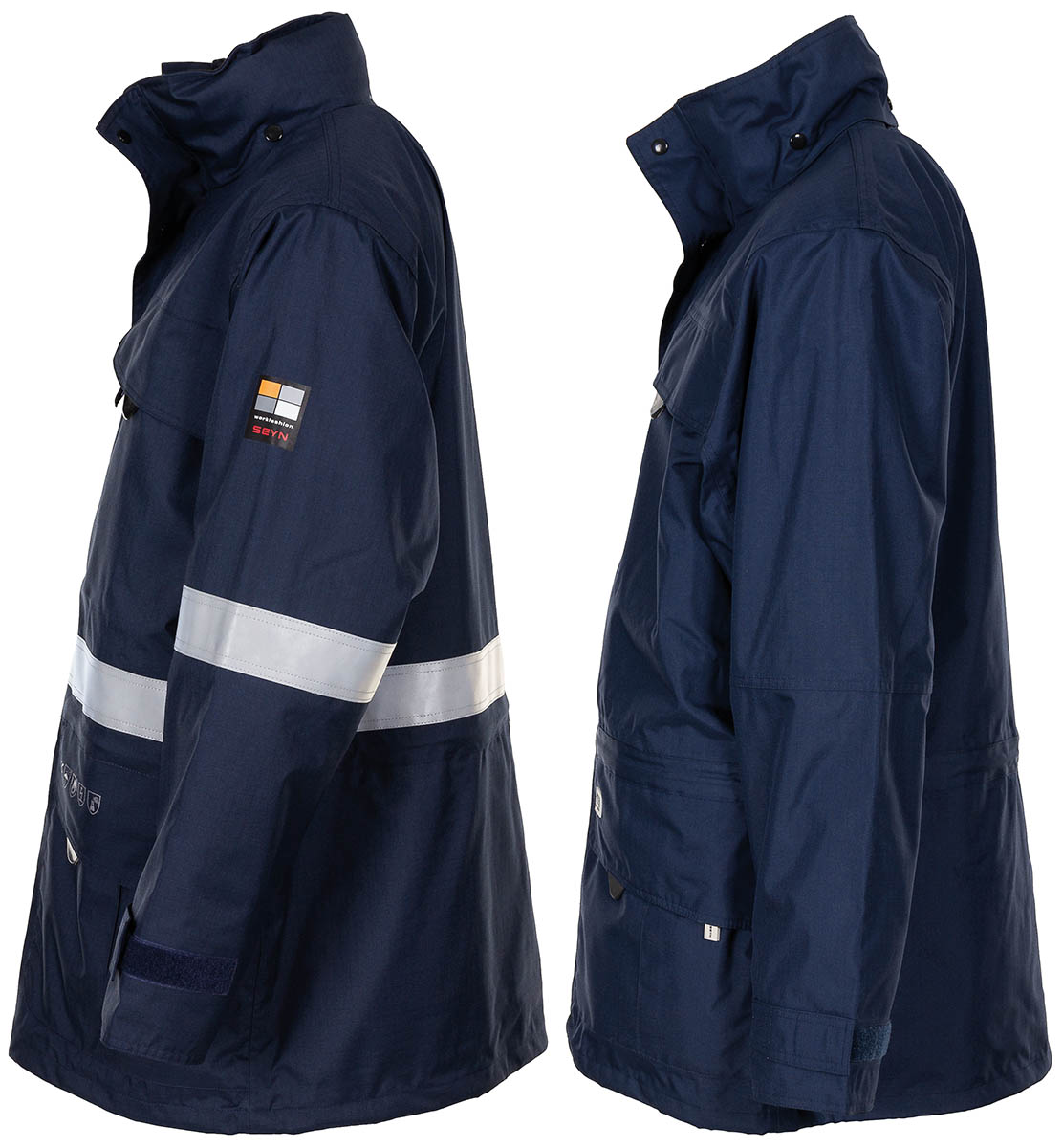 Artikelbild 3 des Artikels “Belg. Nässeschutzjacke, flammhemmend, blau, neuw. “