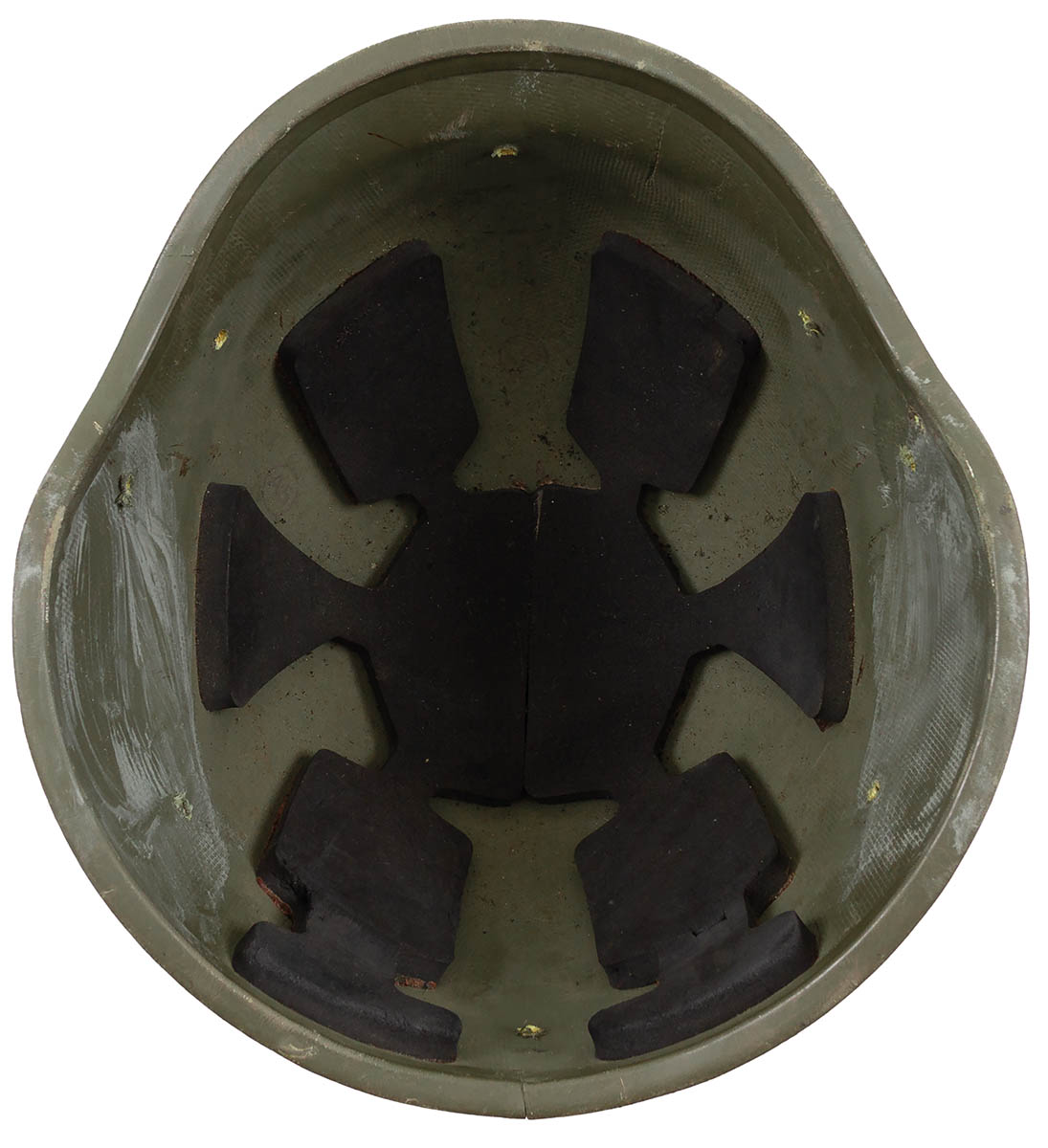 Artikelbild 3 des Artikels “Ital. Helm, Ballistik, gebr., O. INNENTEIL (EXP.BESCHRÄ.) “