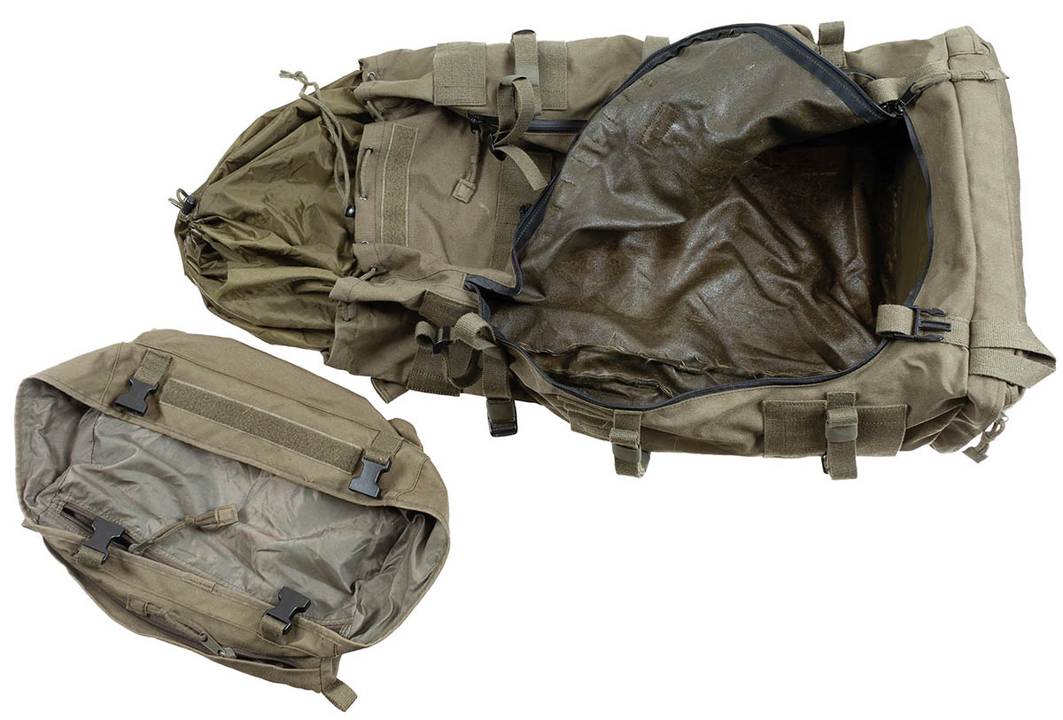 Artikelbild 3 des Artikels “Österr. Kraxenrucksack, ohne Tragegestell, oliv, gebr. “