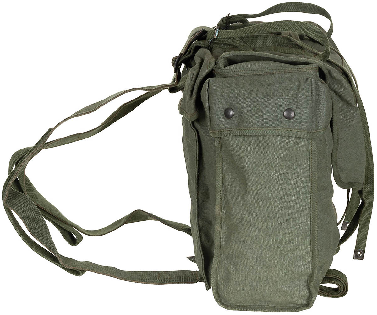Artikelbild 3 des Artikels “Belg. Rucksack, Canvas, oliv, gebr. “