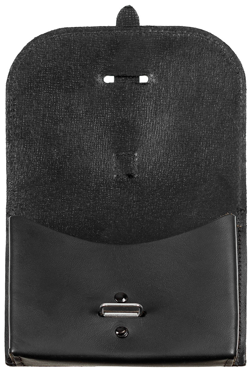 Artikelbild 3 des Artikels “Ital. Koppeltasche, Leder, schwarz, Typ I, gebr. “