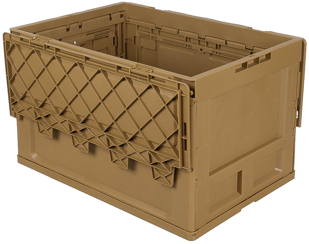 Product image 4 of the product “Box, Plastic, foldable, 60 l, khaki ”