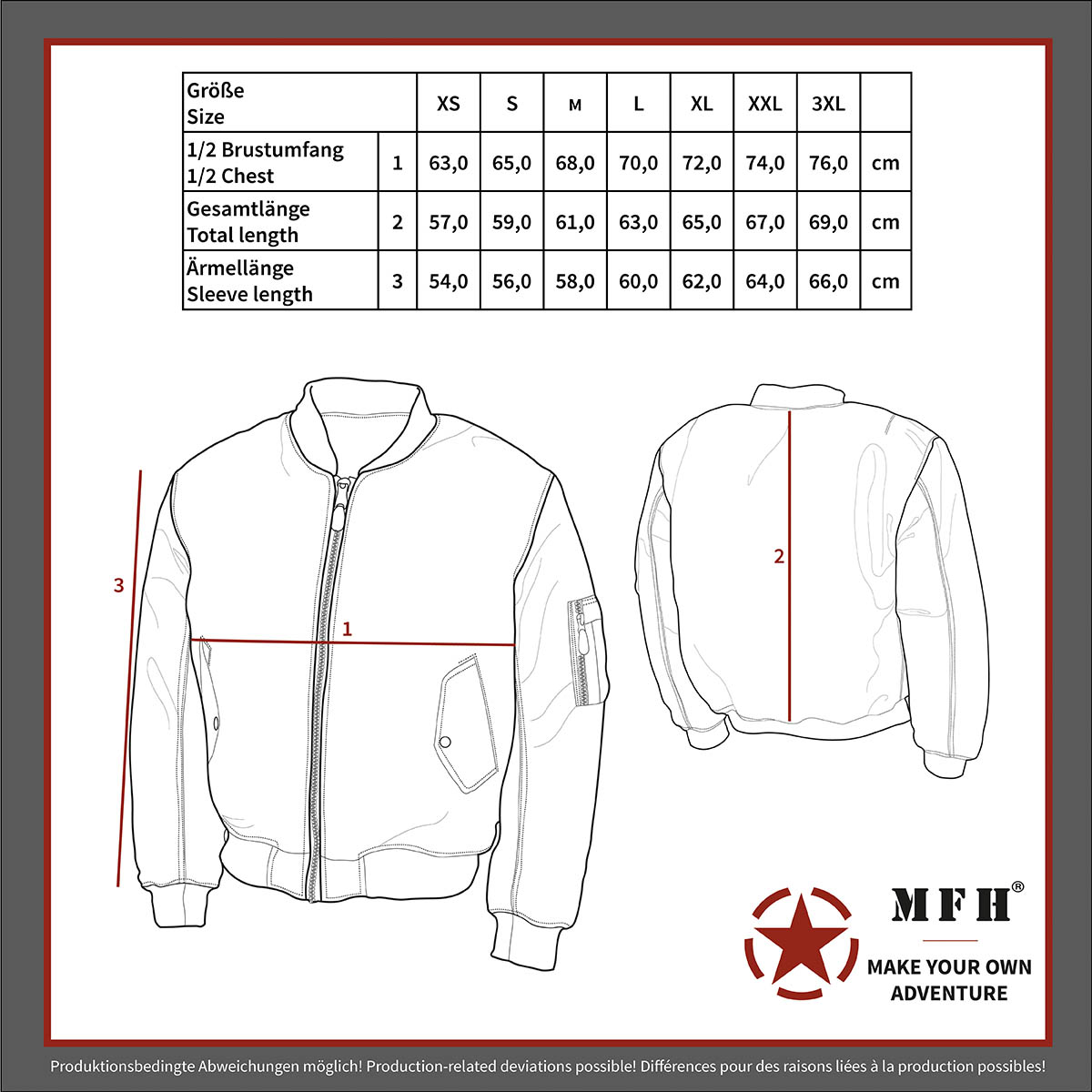 Artikelbild 4 des Artikels “US Pilotenjacke MA1, schwarz “