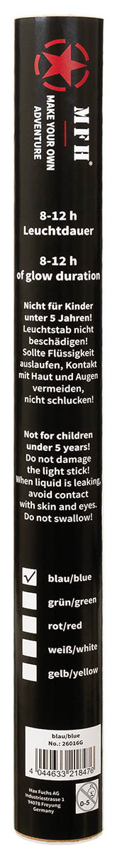 Artikelbild 4 des Artikels “Leuchtstab, groß, blau, 35 x 2,5 cm “
