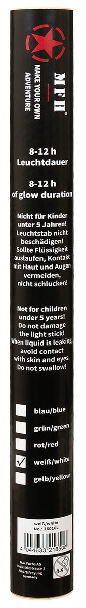 Artikelbild 4 des Artikels “Leuchtstab, groß, weiß, 35 x 2,5 cm “