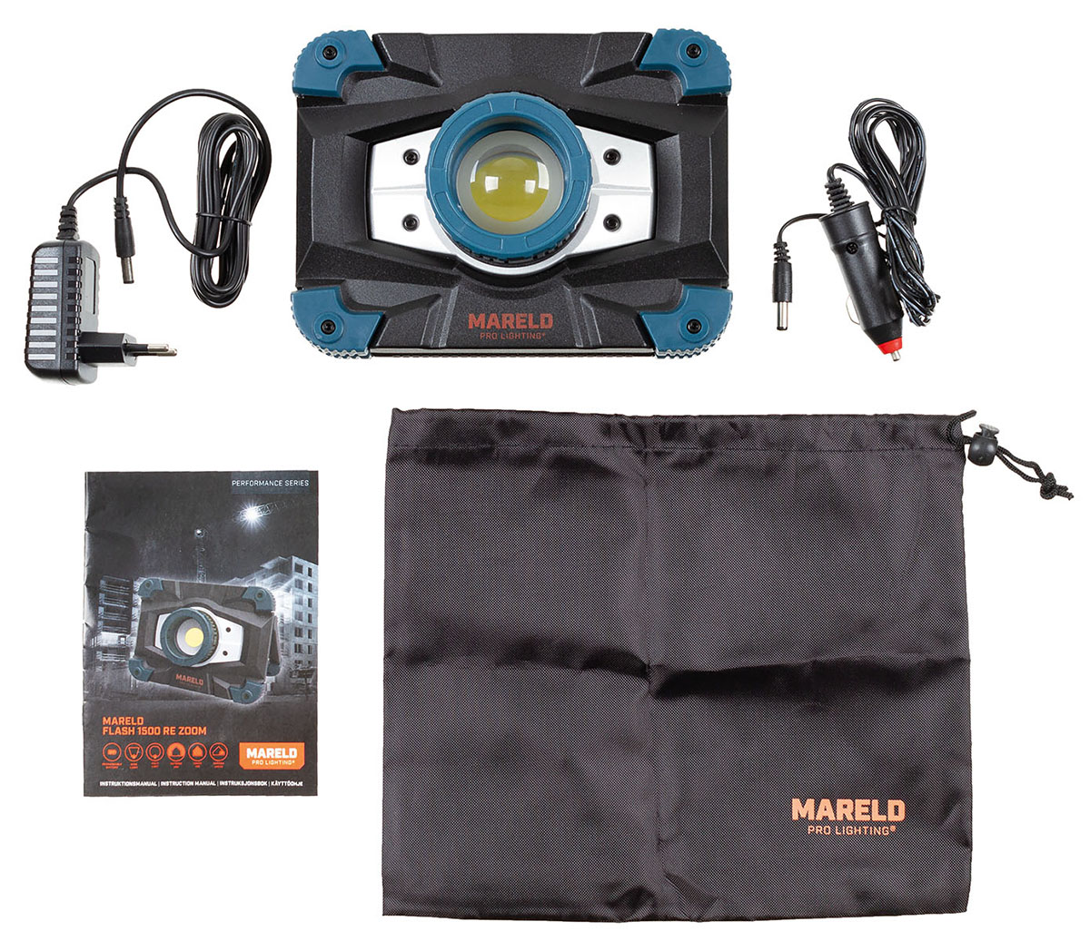 Artikelbild 4 des Artikels “MARELD Arbeitslampe, 1500 RE ZOOM, wiederaufladbar “