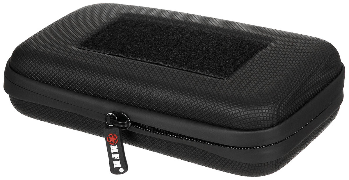 Image 4 de l'article Étui rigide, petit, avec passants auto-agrippants, noir 