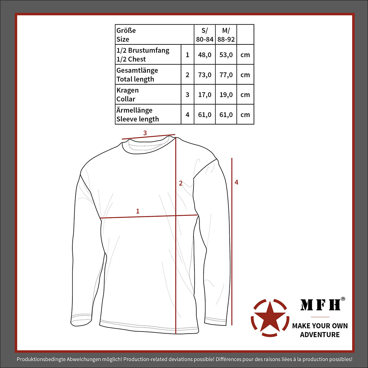 Artikelbild 4 des Artikels “CZ Shirt, langarm, oliv, 150 g/m², neu “