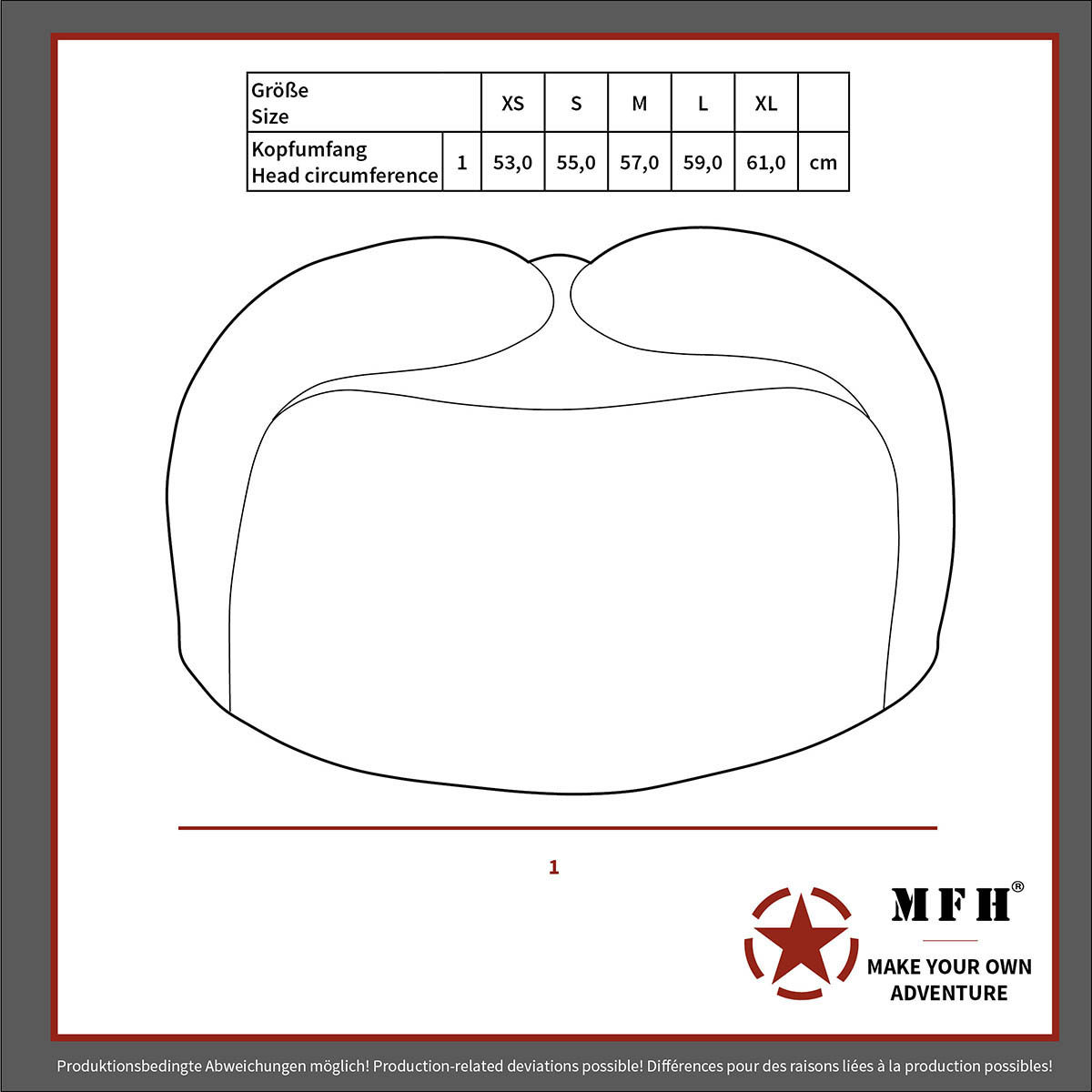 Artikelbild 5 des Artikels “Holzfällermütze mit Fell, rot-schwarz “